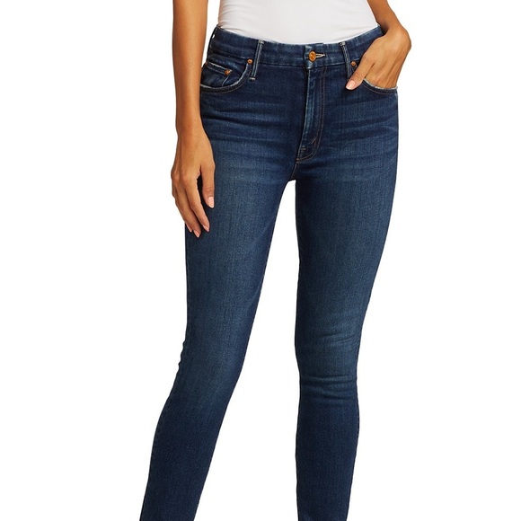 Mother High-Rise Looker Skinny Jeans - Picture 3 of 6